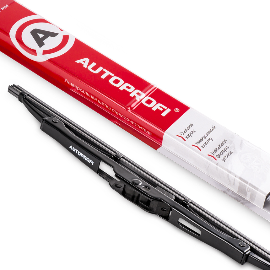 Щётка стеклоочистителя "AUTOPROFI", универсальная AD-16