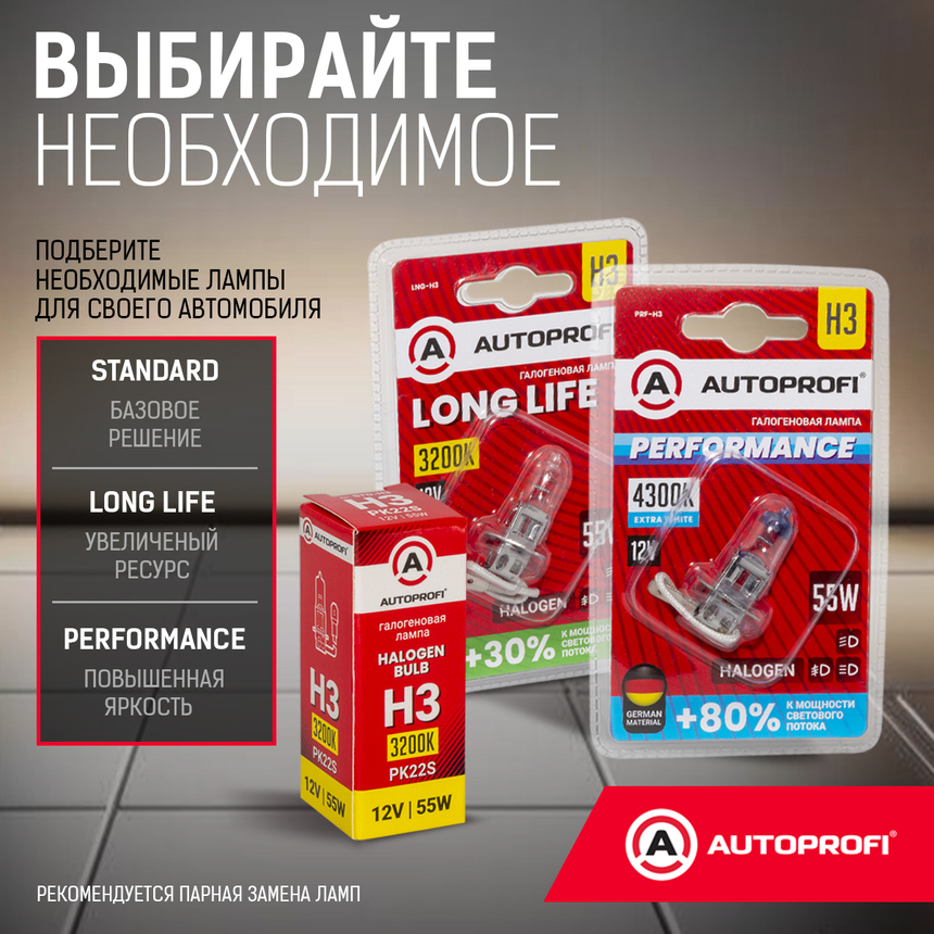 Лампа галогенная STD-H3