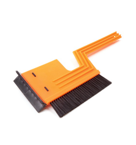 Щётка для снега, со скребком и резин. лезвием, 40см SB-1042 BK/ORANGE