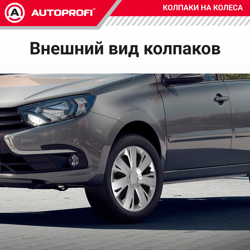 Колпаки на колёса AUTOPROFI WC-2005 SILVER (16)
