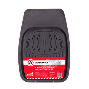 Коврик автомобильный AUTOPROFI для переднего ряда RUS-105f BK