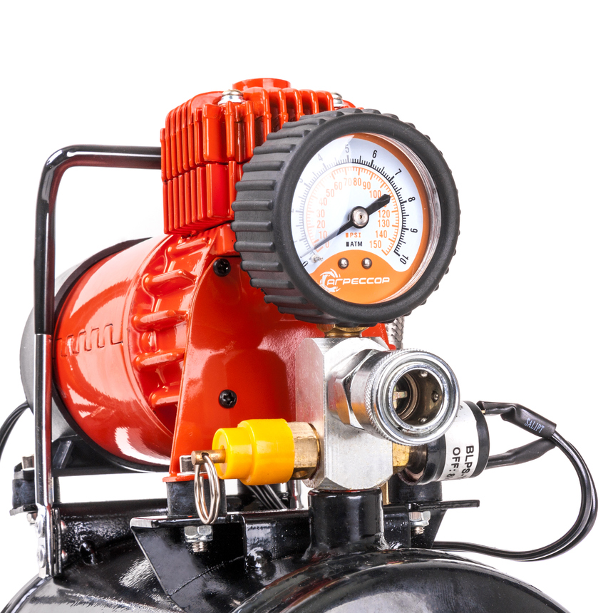 Компрессор "АГРЕССОР" (35 л./мин.) c ресивером 3 литра AGR-3LT