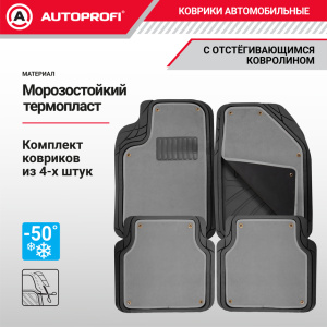 Коврики автомобильные FOCUS 2 TER-420 BK/GY