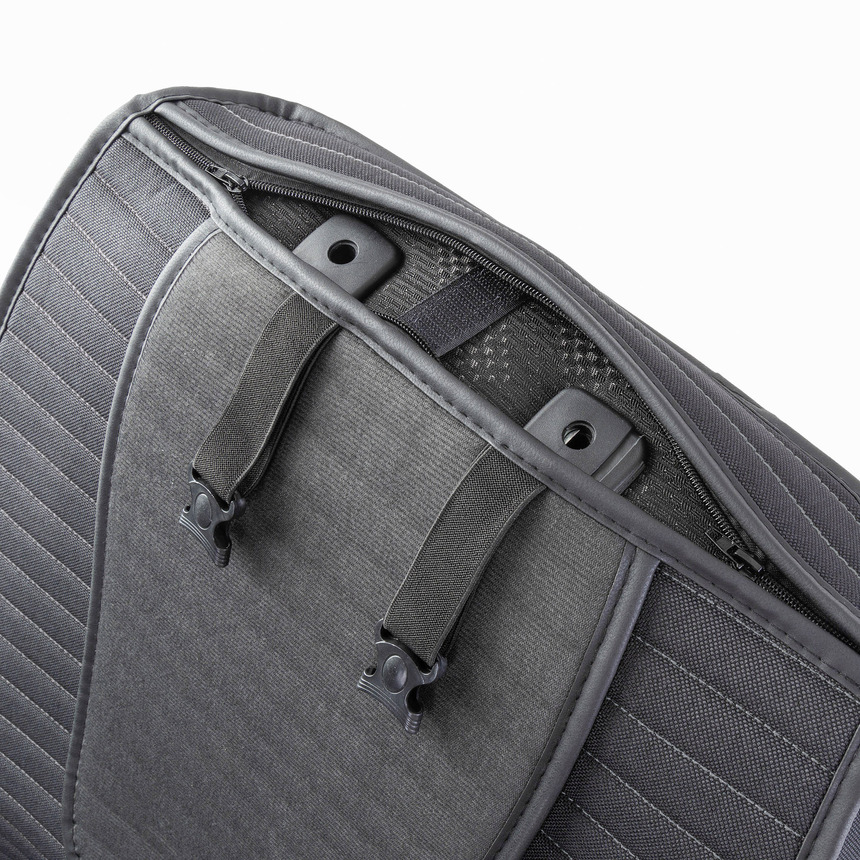 Каркасные накидки на передние сиденья "Car Performance", 2 шт., fiberflax CUS-2022 BK/GY