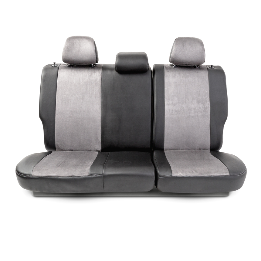 Чехлы на сиденья модельные алькантара VOLKSWAGEN Polo-5 (2009+) POL-5Sd(09+)40-60 A BK/D.GY