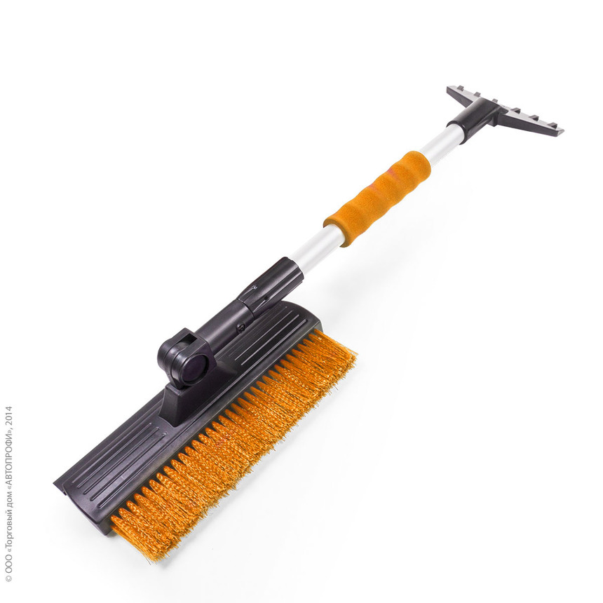 Щетка для снега "AUTOPROFI" SB-1452 BK/ORANGE
