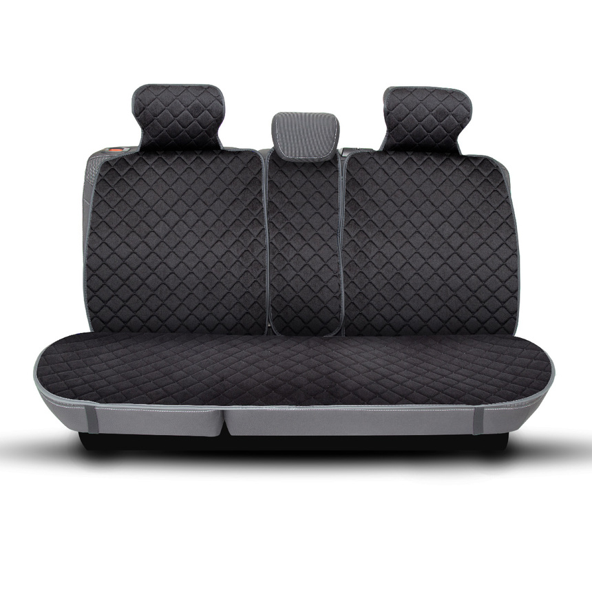 Накидки на сиденья автомобиля "Car Performance" (на весь салон), алькантара CUS-1015 BK/BK