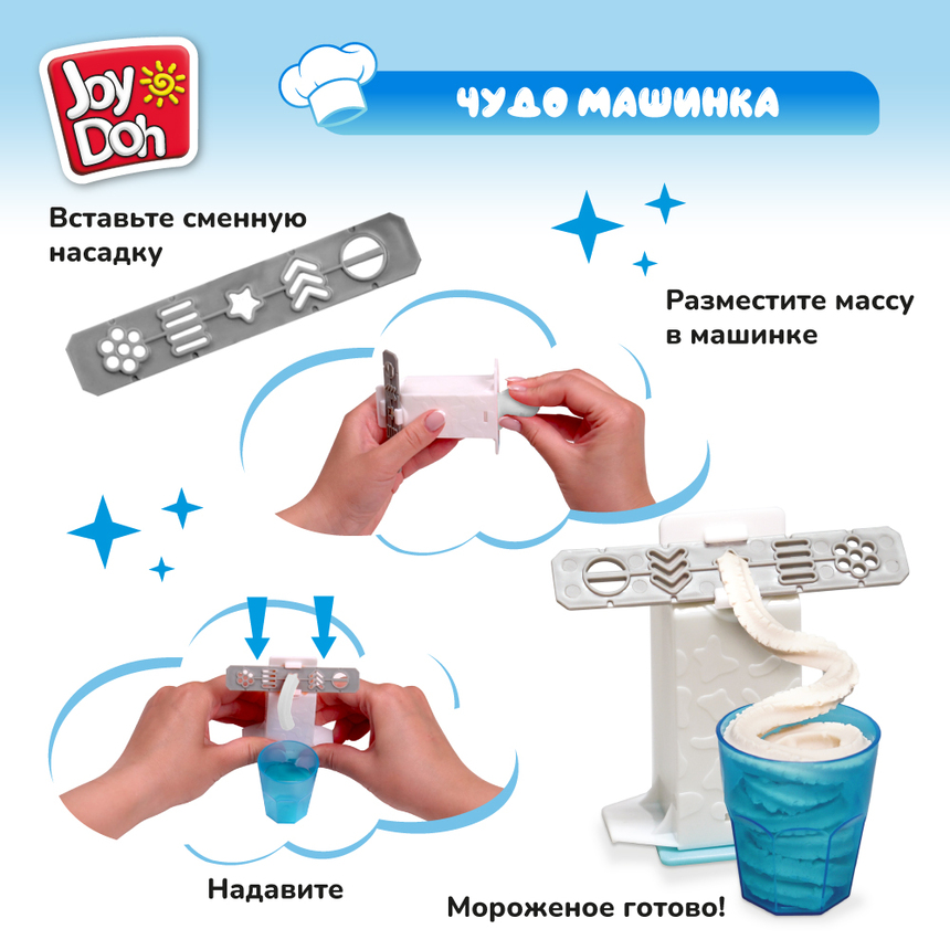Масса для лепки Joy Doh, набор БАКАЛЕЯ GROC-280 pot