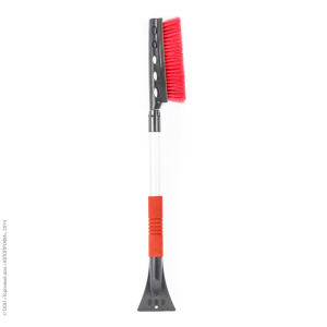 Щетка для снега "AUTOPROFI" SB-1460 BK/RD