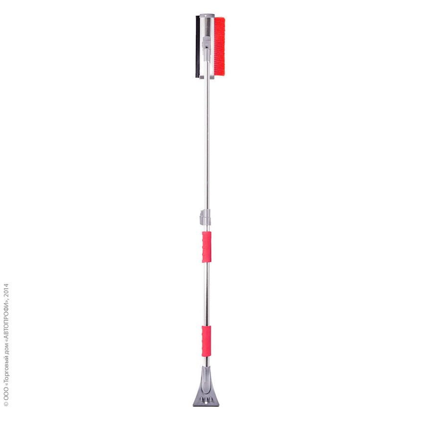 Щетка для снега "AUTOPROFI" SB-1462 GY/RD