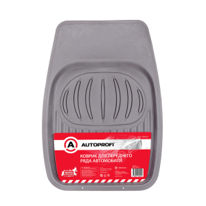 Коврик автомобильный AUTOPROFI для переднего ряда RUS-105f GY
