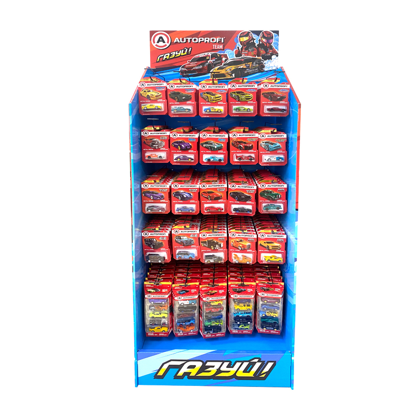 Препак с машинкой 1:64 Premium + Basic AP/STND-01 Mix