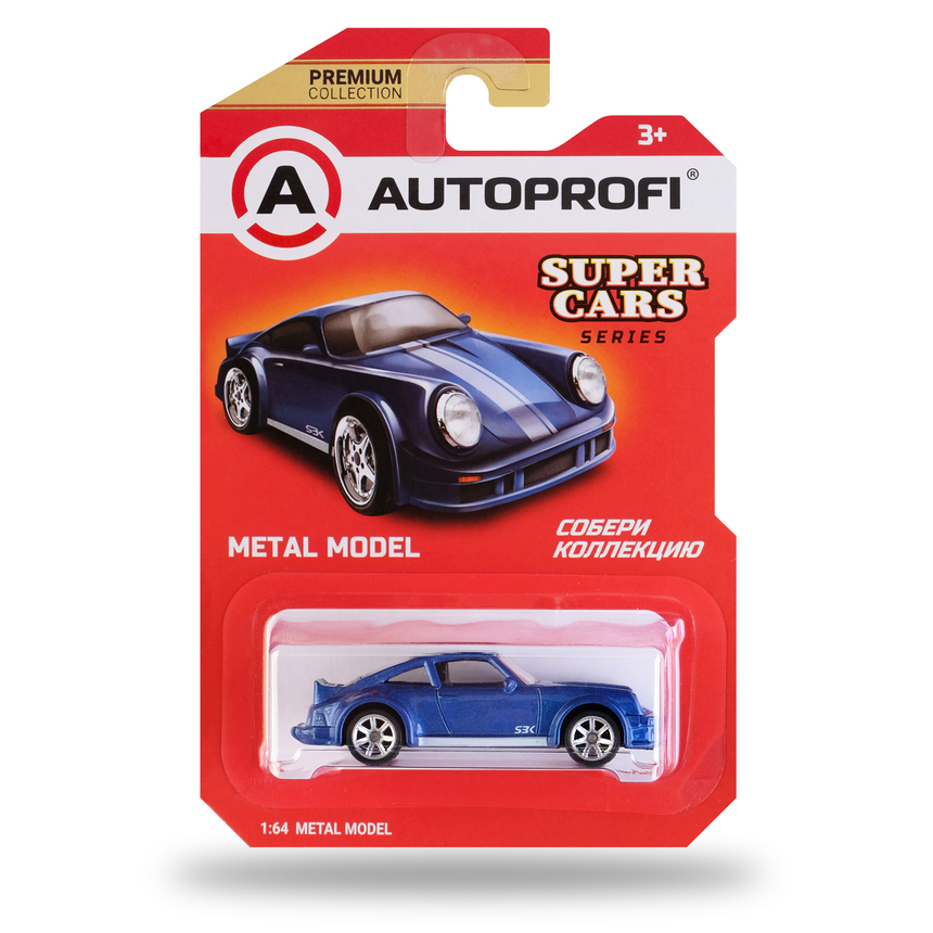 Машинка коллекционная 1:64, Серия SUPER CARS, SUP-911 SUP-911 BL