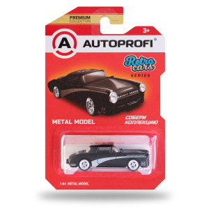 Машинка коллекционная 1:64, Серия RETRO CARS, RET-001 RET-001 BK