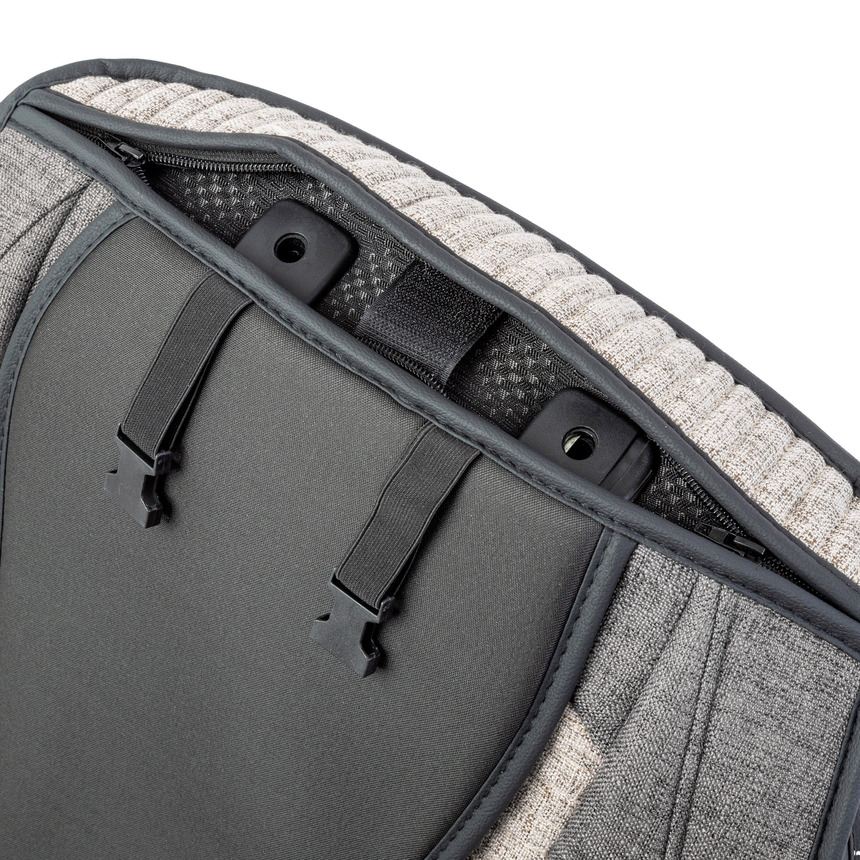 Каркасные 3D накидки на передние сиденья "Car Performance", 2 шт., fiberflax CUS-3024 D.GY/L.GY