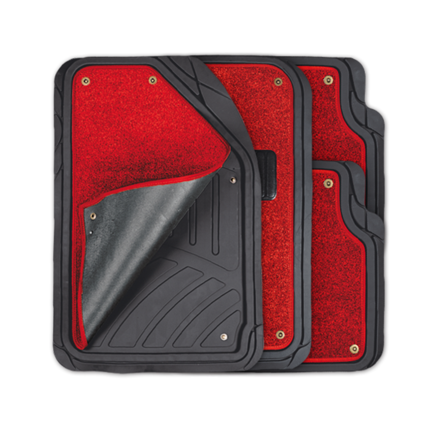 Коврики автомобильные FOCUS 2 TER-420 BK/RD