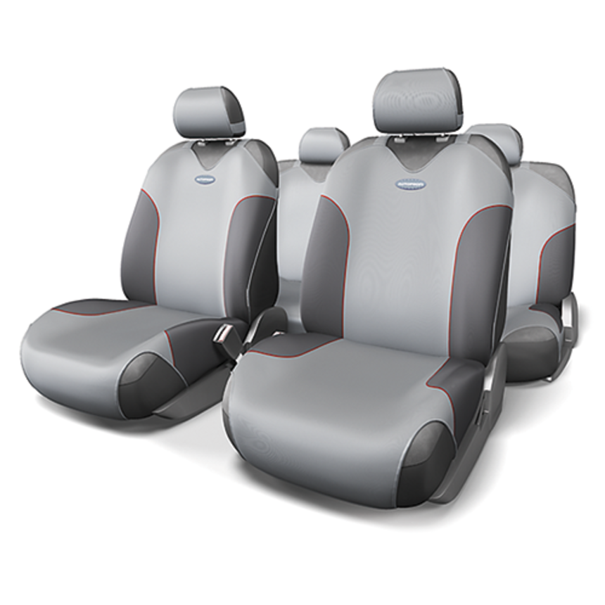 Майки на сиденья FORMULA FOR-802 D.GY/L.GY