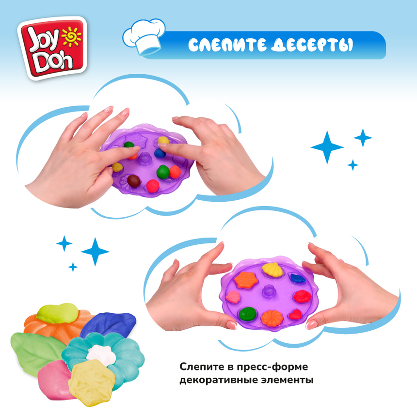Масса для лепки Joy-Doh, набор СЛАДКОЕЖКА DSRT-150 pot