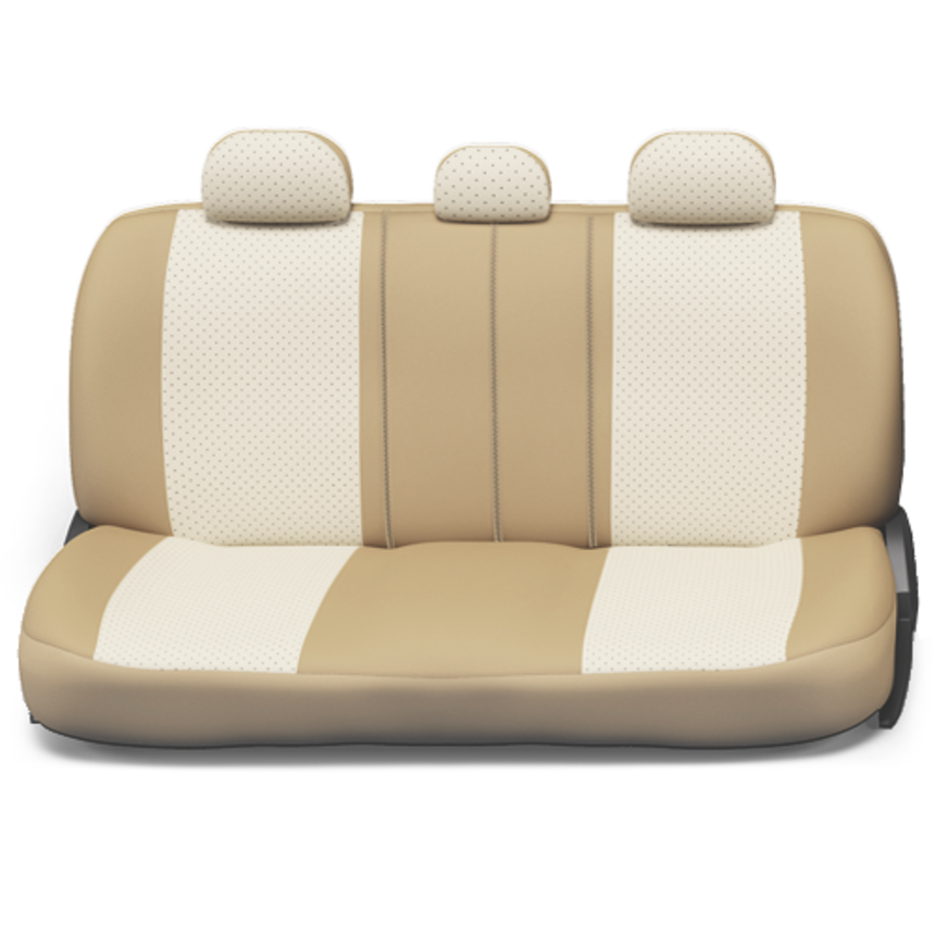 Чехлы на сиденья универсальные экокожа MATRIX MTX-1105G D.BE/L.BE (M)