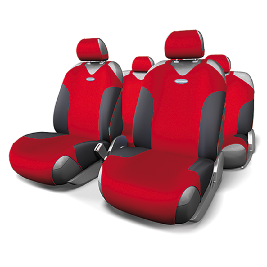 Майки на сиденья FORMULA FOR-802 BK/RD