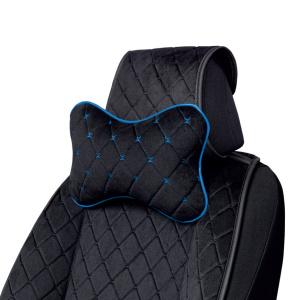 Подушка "косточка" AUTOPROFI, размер 30х20 см ALC-100NP BK/BL