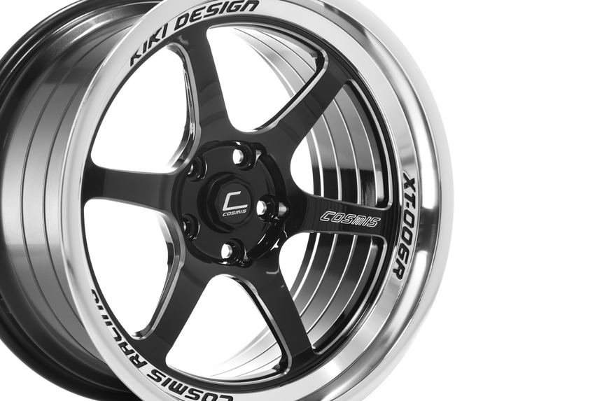 COSMIS  XT-006R 18x9,5 5x114,3 ET10 Black+diamond lip+spoke milling+ letter milling