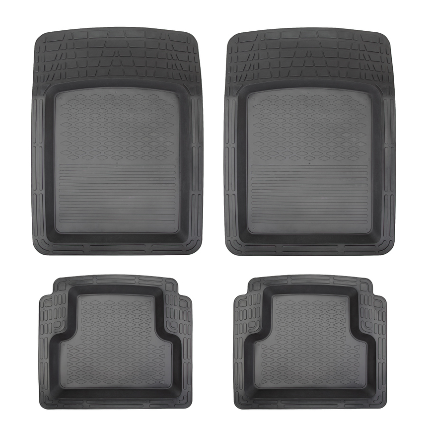 Автомобильные морозостойкие коврики AUTOPROFI TPE-180 BK